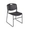 Regency Kahlo Round Table & Chair Sets, 48 W, 48 L, 29 H, Wood, Metal, Polypropylene Top, Maple TPL48RNDPLBK44BK - alternate 2
